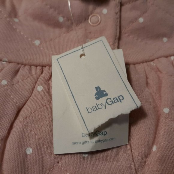 Baby Gap Girls Reversible Snap Button Shirt Lightweight Jacket 0-3 Months NEW - Picture 8 of 12